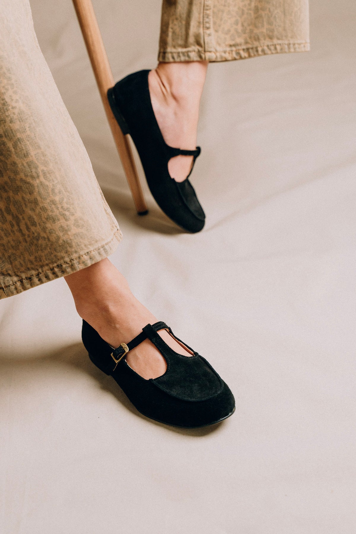 T-Strap Loafers