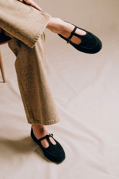 T-Strap Loafers