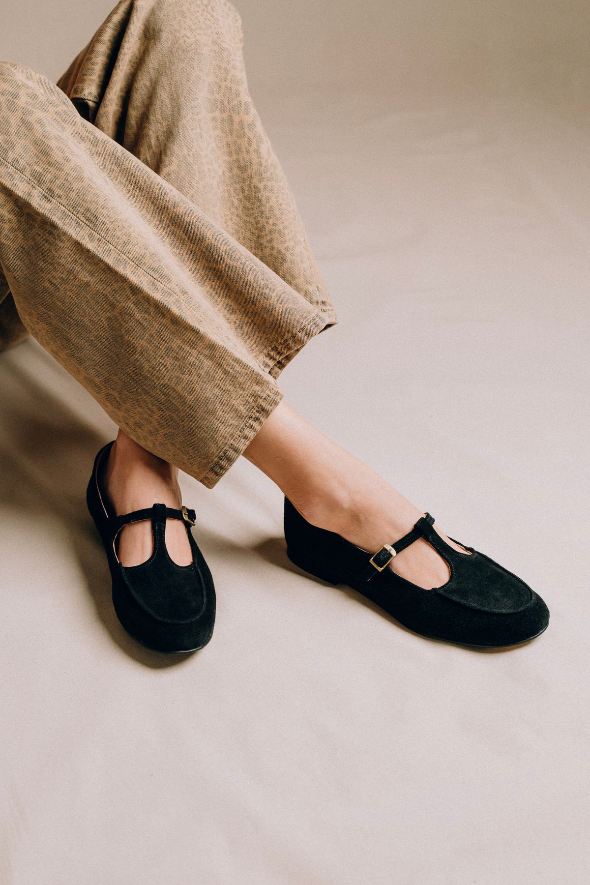 T-Strap Loafers