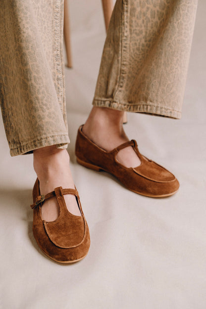 T-Strap Loafers