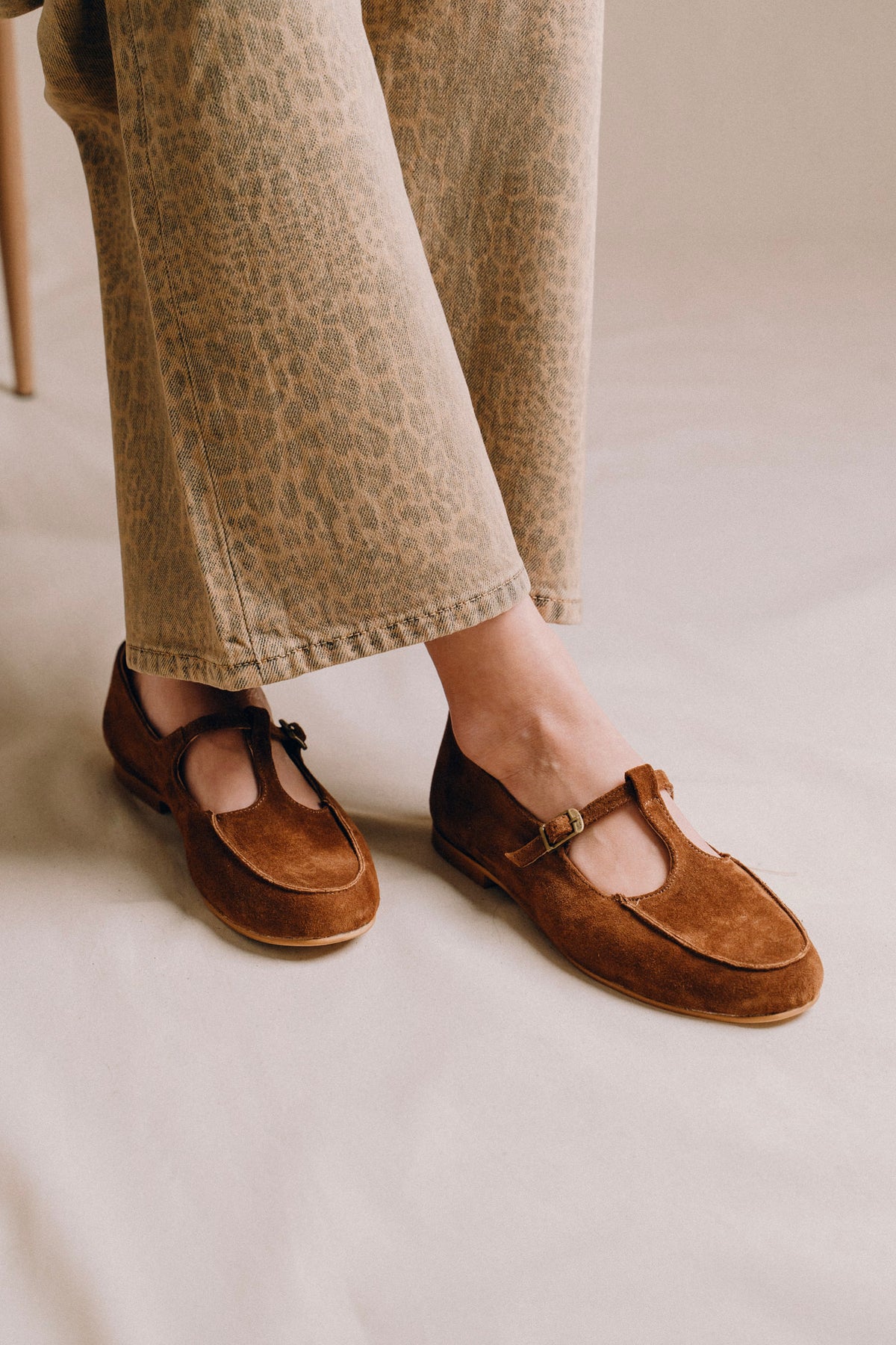 T-Strap Loafers
