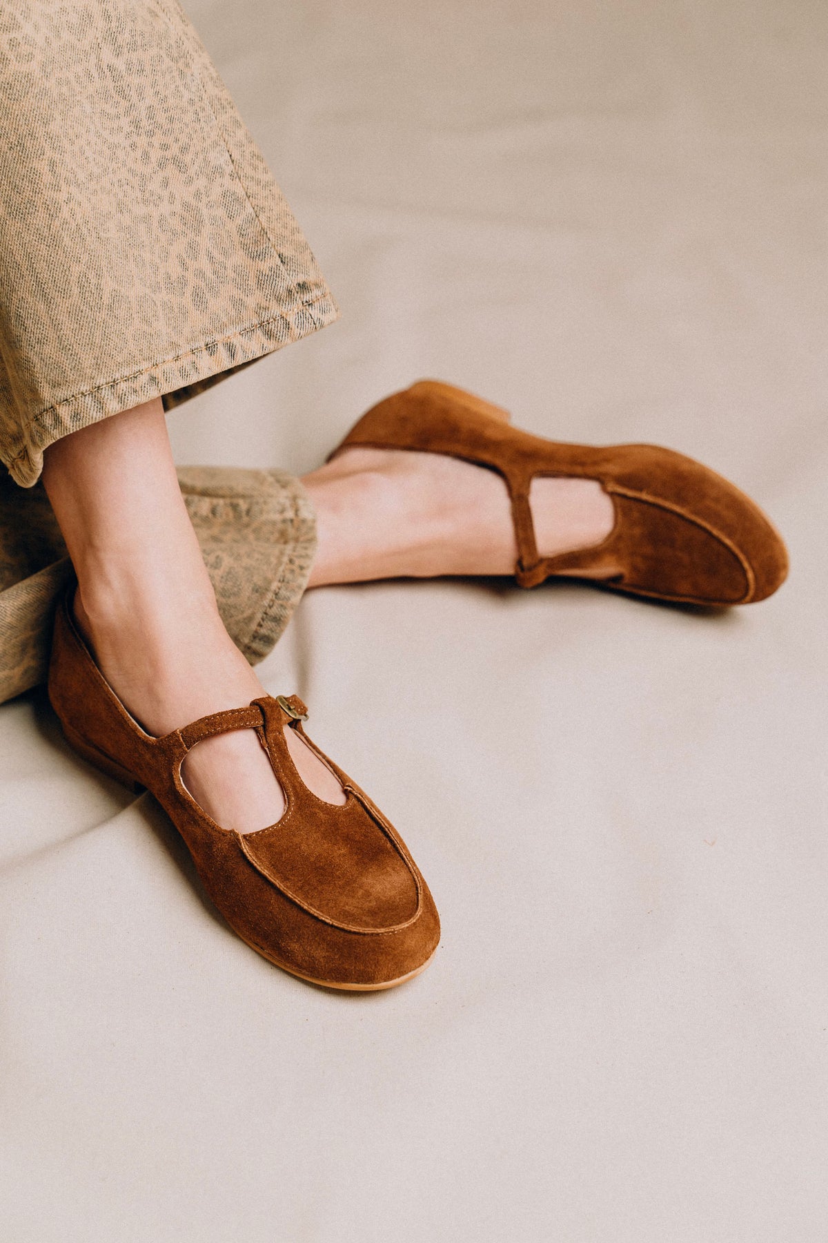 T-Strap Loafers