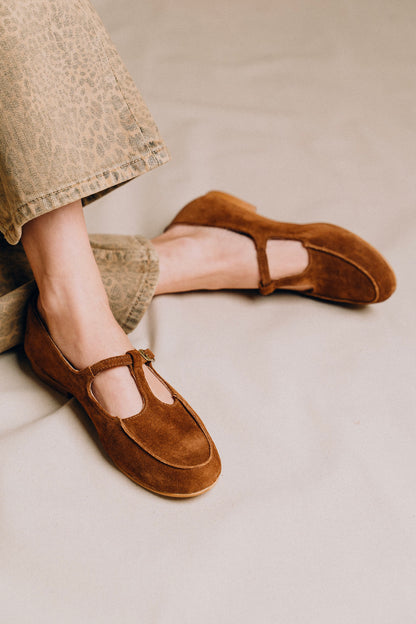 T-Strap Loafers