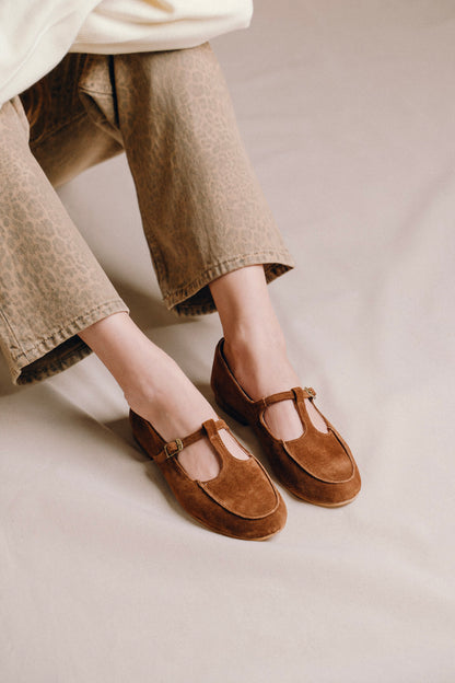 T-Strap Loafers