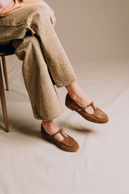 T-Strap Loafers