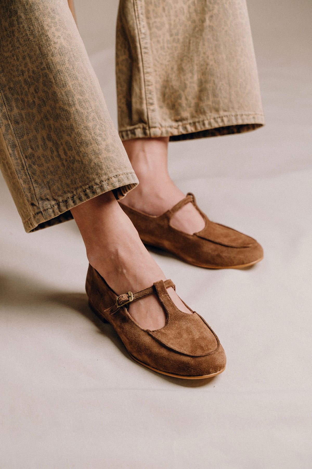 T-Strap Loafers