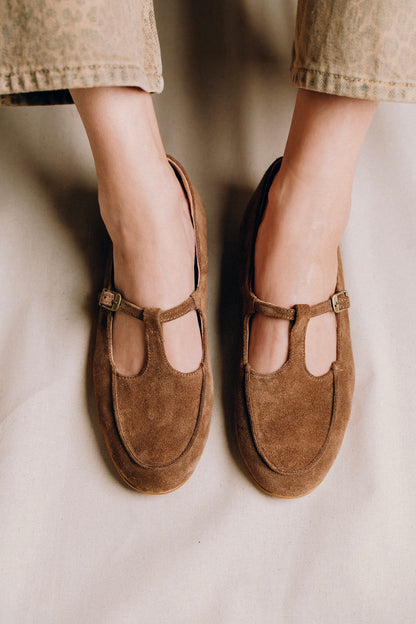 T-Strap Loafers