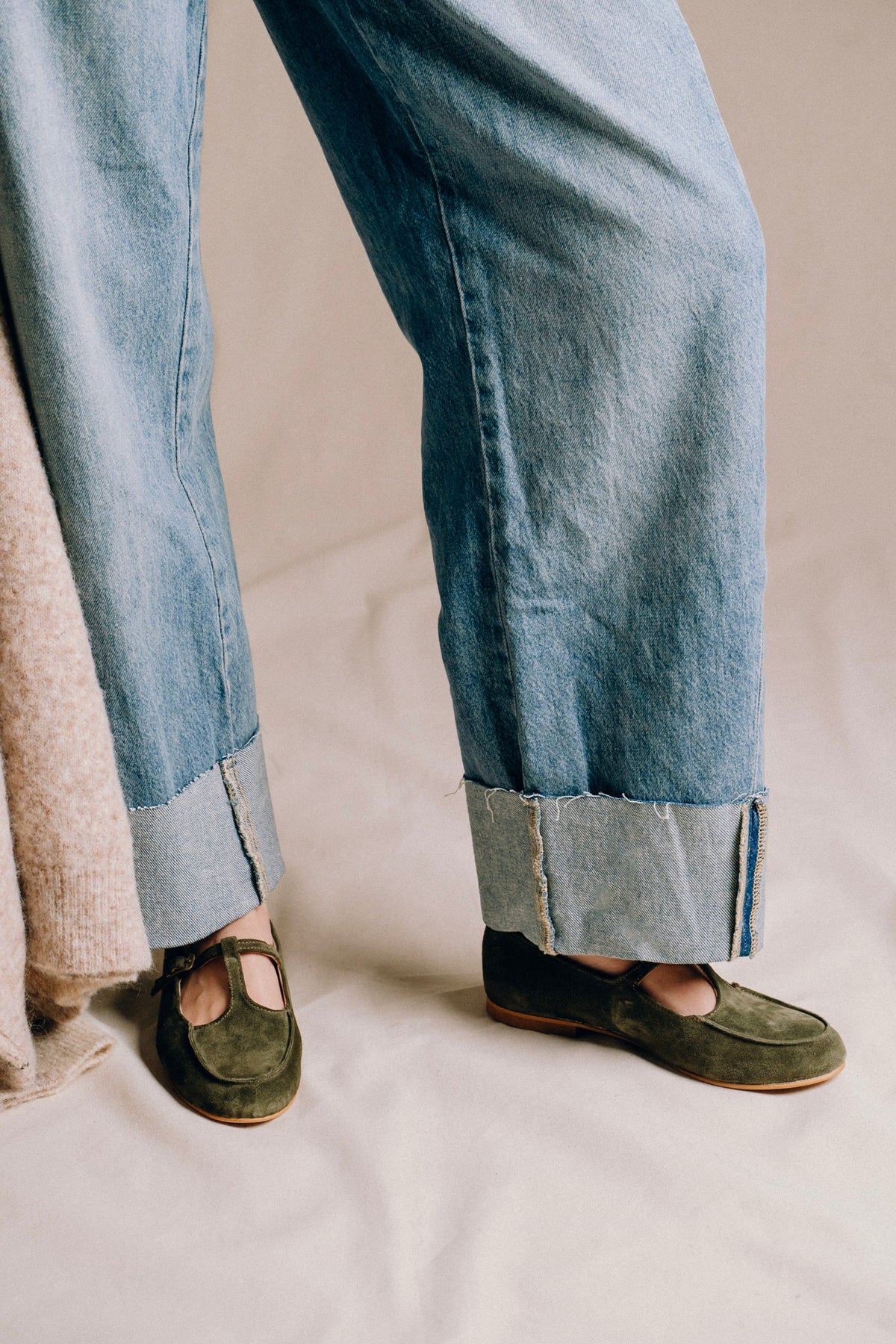 T-Strap Loafers