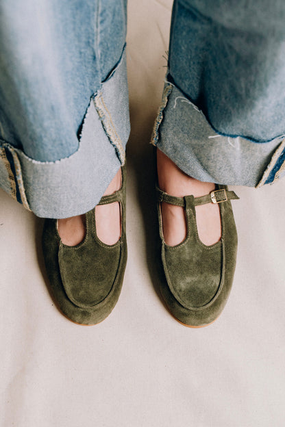 T-Strap Loafers