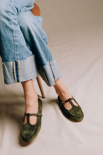 T-Strap Loafers