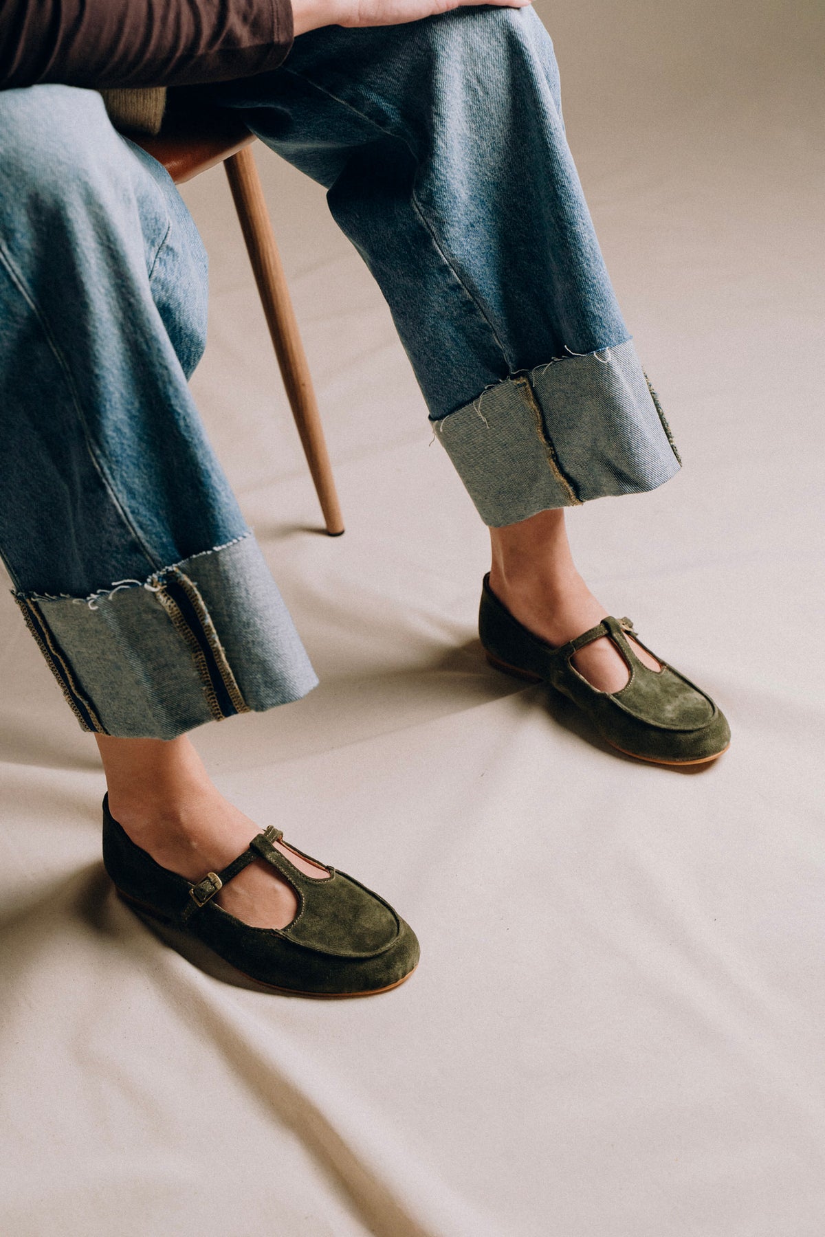 T-Strap Loafers