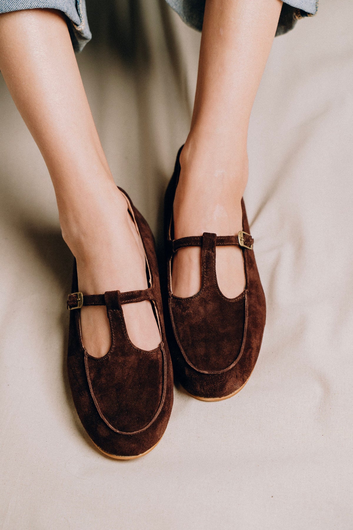 T-Strap Loafers