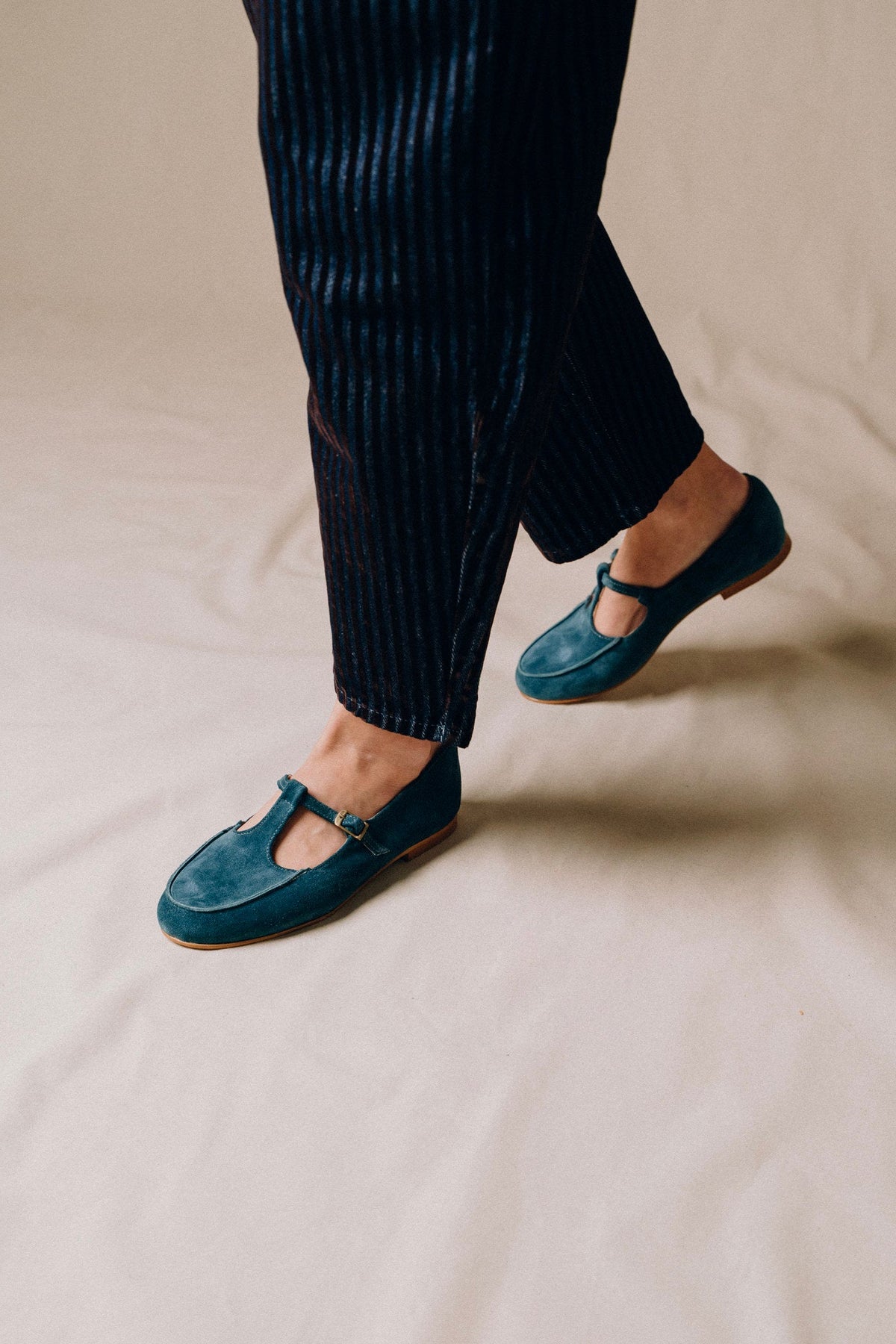 T-Strap Loafers