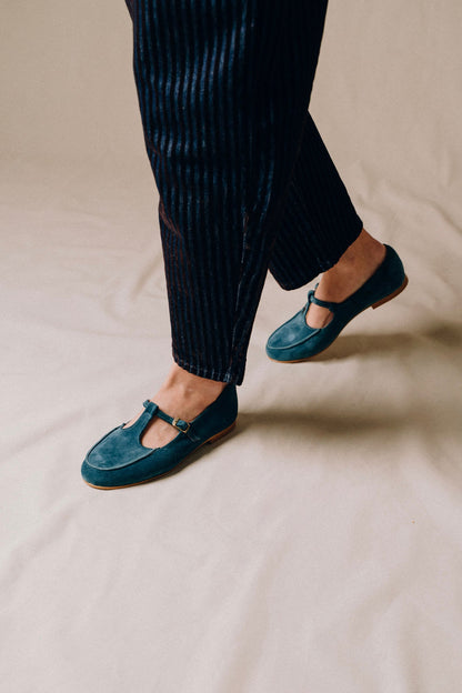 T-Strap Loafers