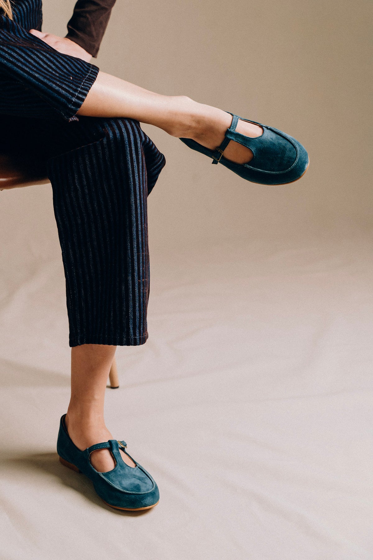 T-Strap Loafers