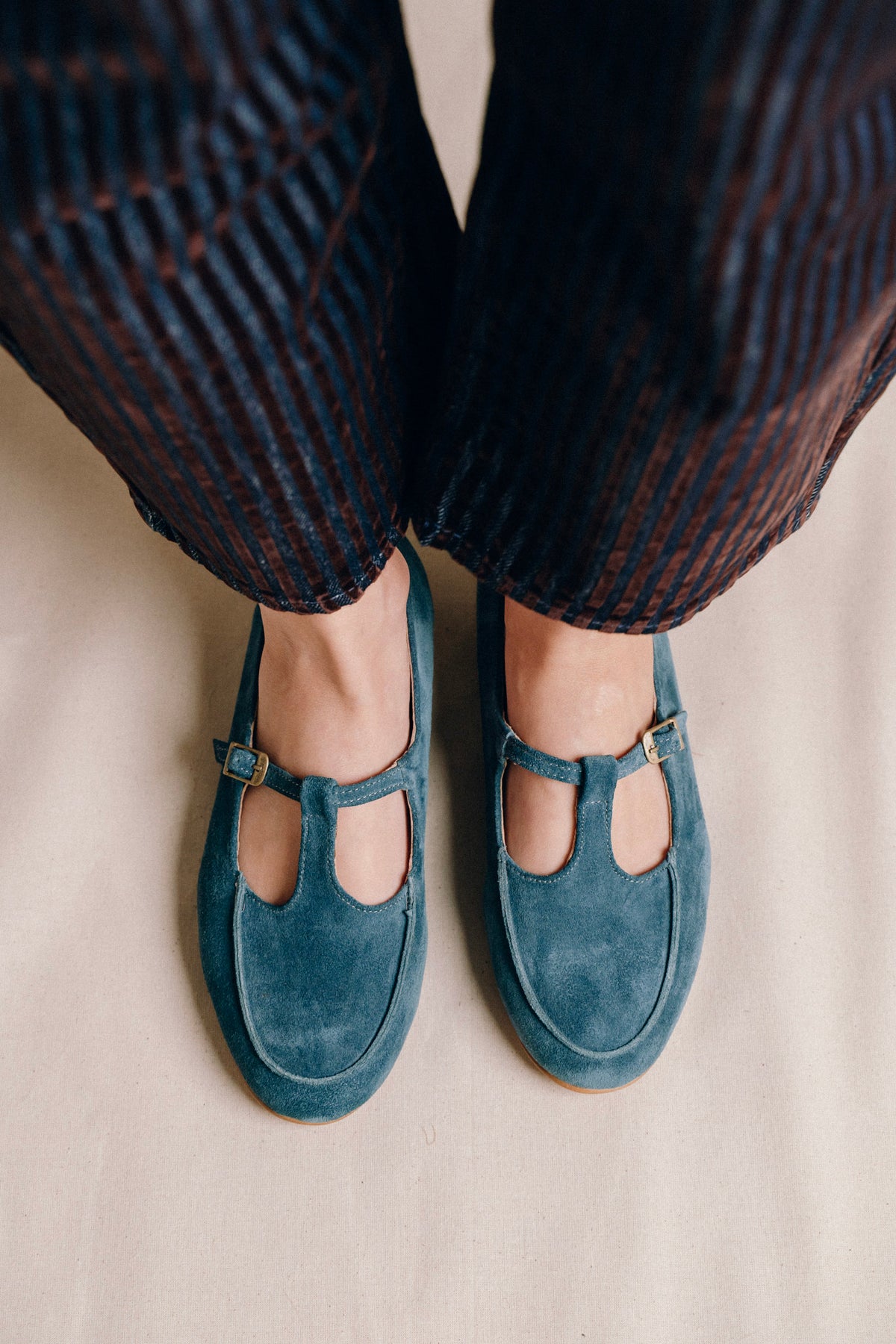 T-Strap Loafers