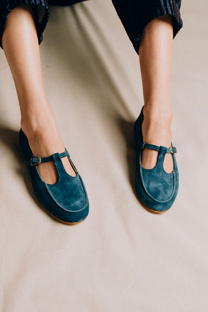 T-Strap Loafers