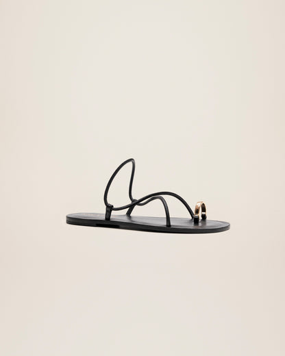 Iokaste Sandals Black