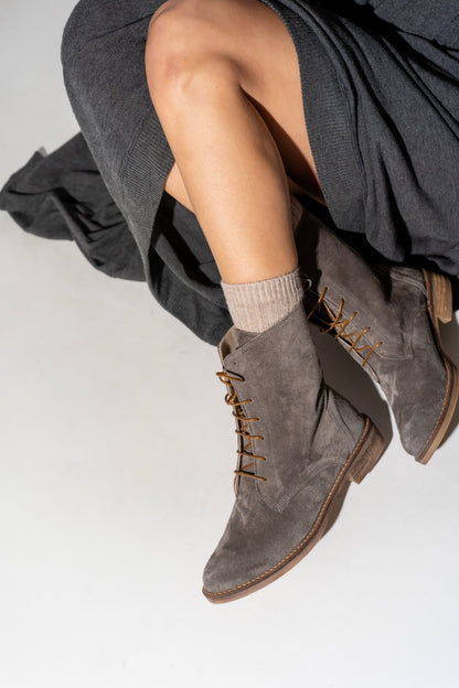 The Workshop - English Biker Boots Grey