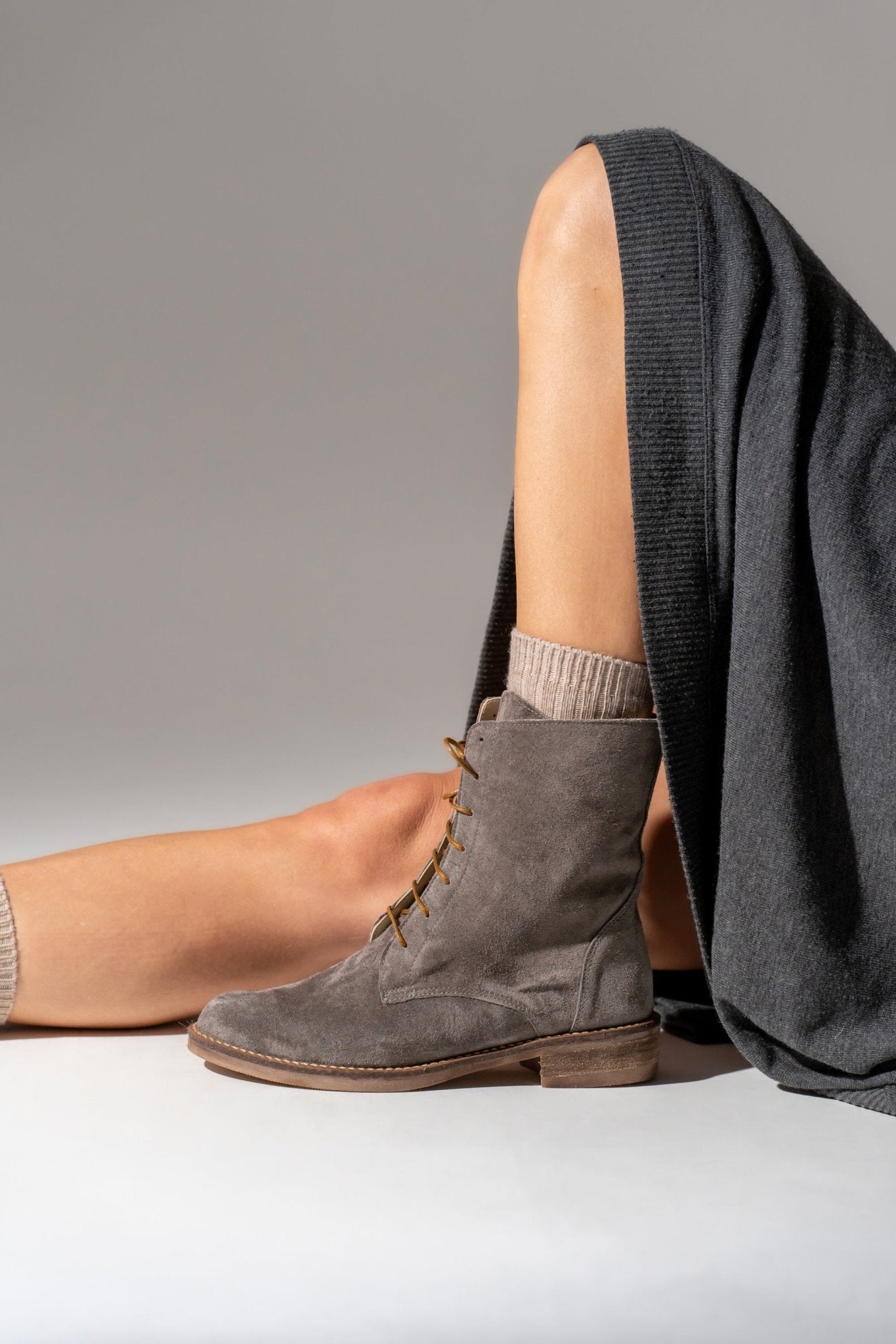The Workshop - English Biker Boots Grey